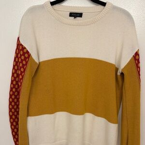 Roolee Color Block Sweater Size Small